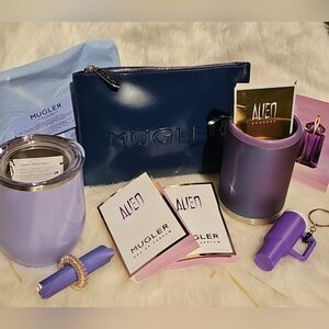Alien Mugler Fun Bundle -Perfumes + Tumbler & more...(GIFTABLE🎁❤️)+Box
